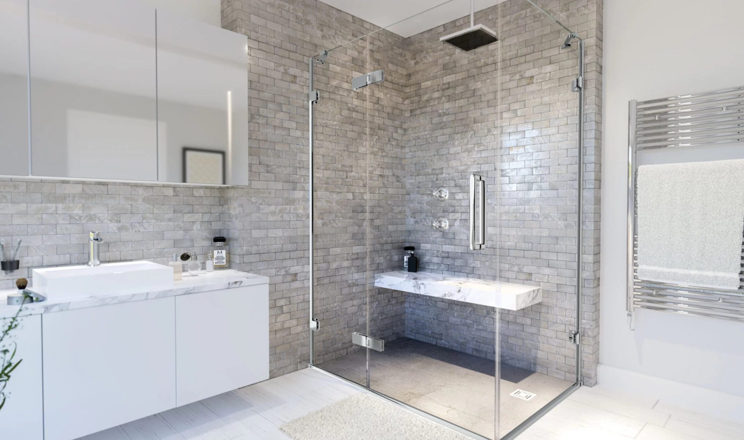 Model Keramik Kamar Mandi Corak Bata