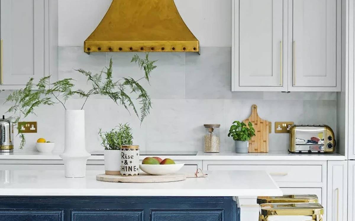 Desain Dapur Minimalis 3x2 Bernuansa Nautical