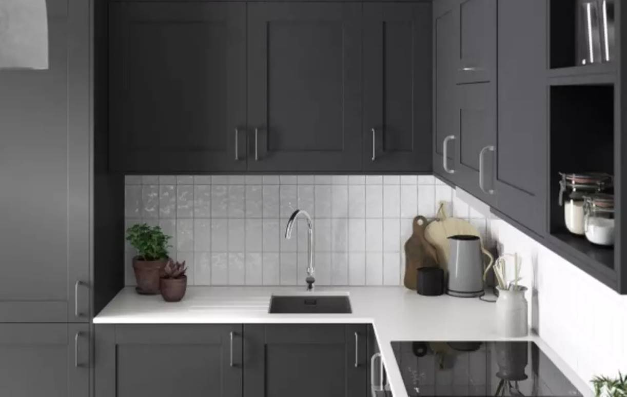 Desain Dapur Minimalis 2x3 Bergaya Maskulin