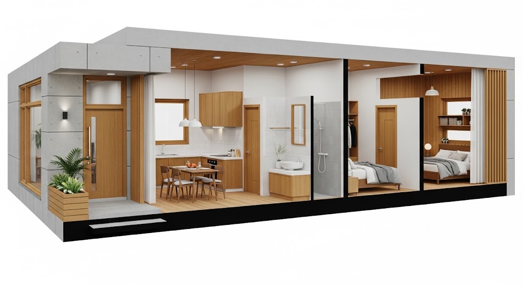 Desain Rumah 6x9 2 Kamar Tidur Nuansa Jepang