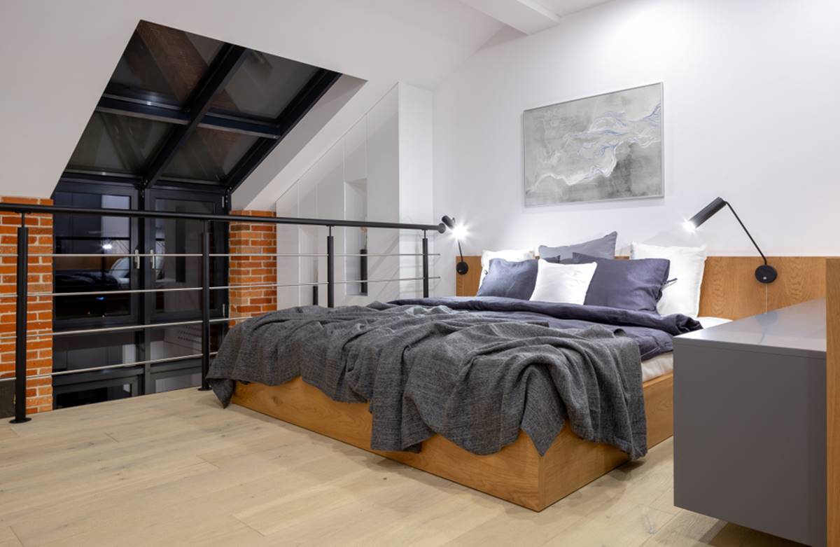 Apartemen Mezzanine sebagai Kamar Tidur