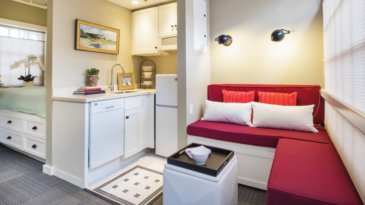 Desain Apartemen Mungil dengan Dapur Kecil