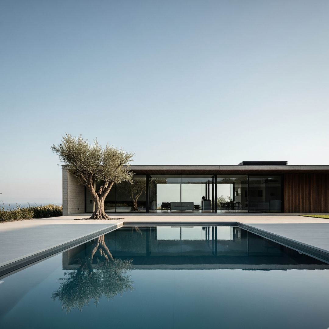 Kolam Renang Minimalis Depan Rumah