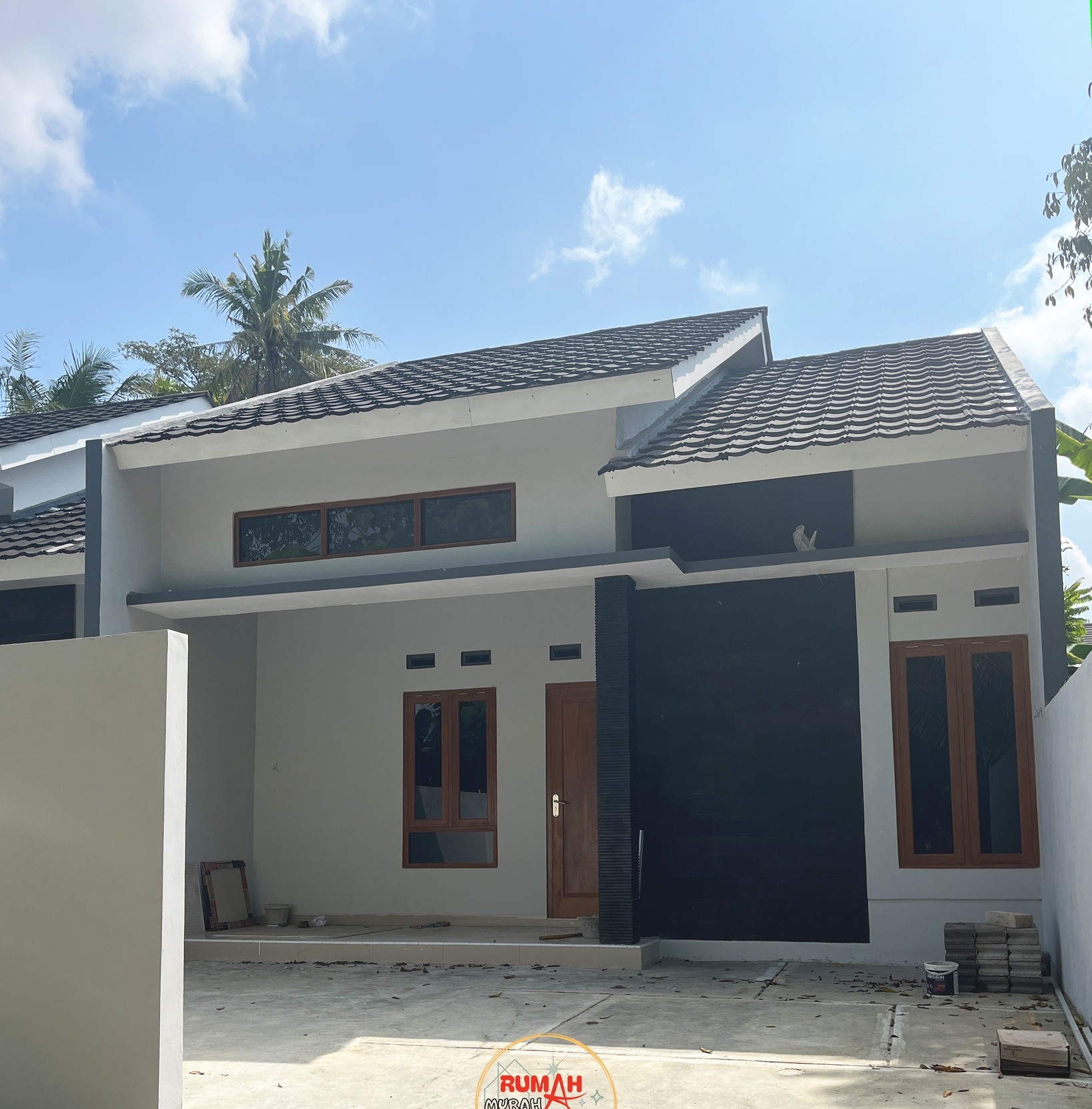 Material Lantai Carport Plesteran