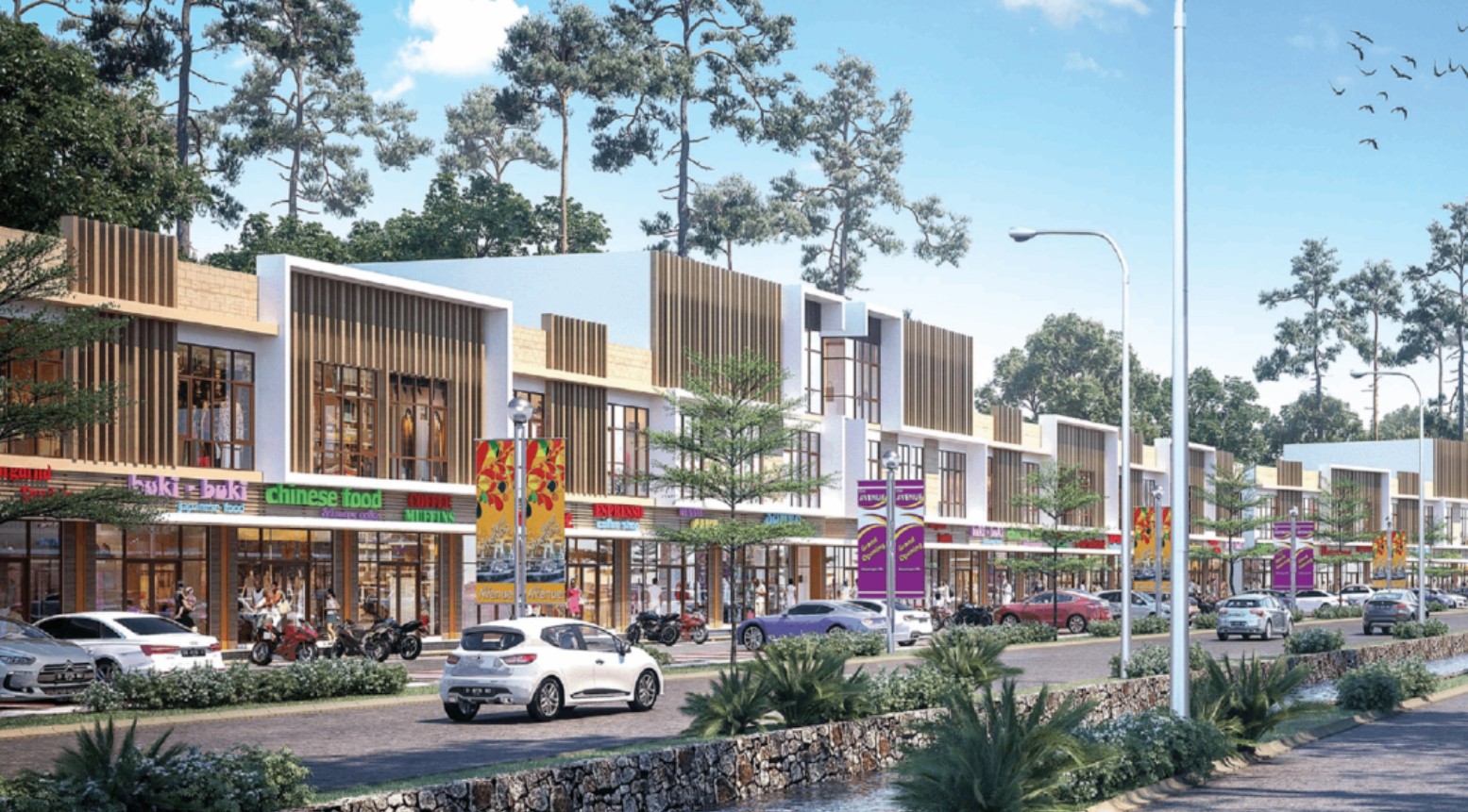 Desain Ruko 2 Lantai Mewah di The Avenue Citra Raya