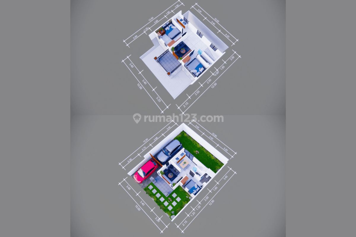 Rumah 100 Meter Persegi, Penampakan Denah dan Desain