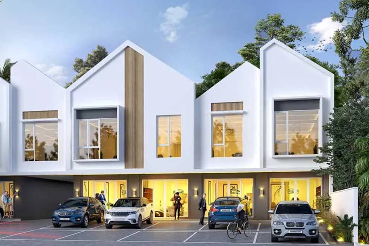 Desain Ruko 2 Lantai Minimalis Modern 6x10
