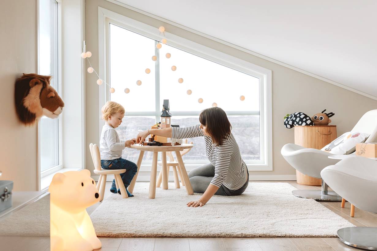 Desain Rumah Anak Gaya Skandinavia