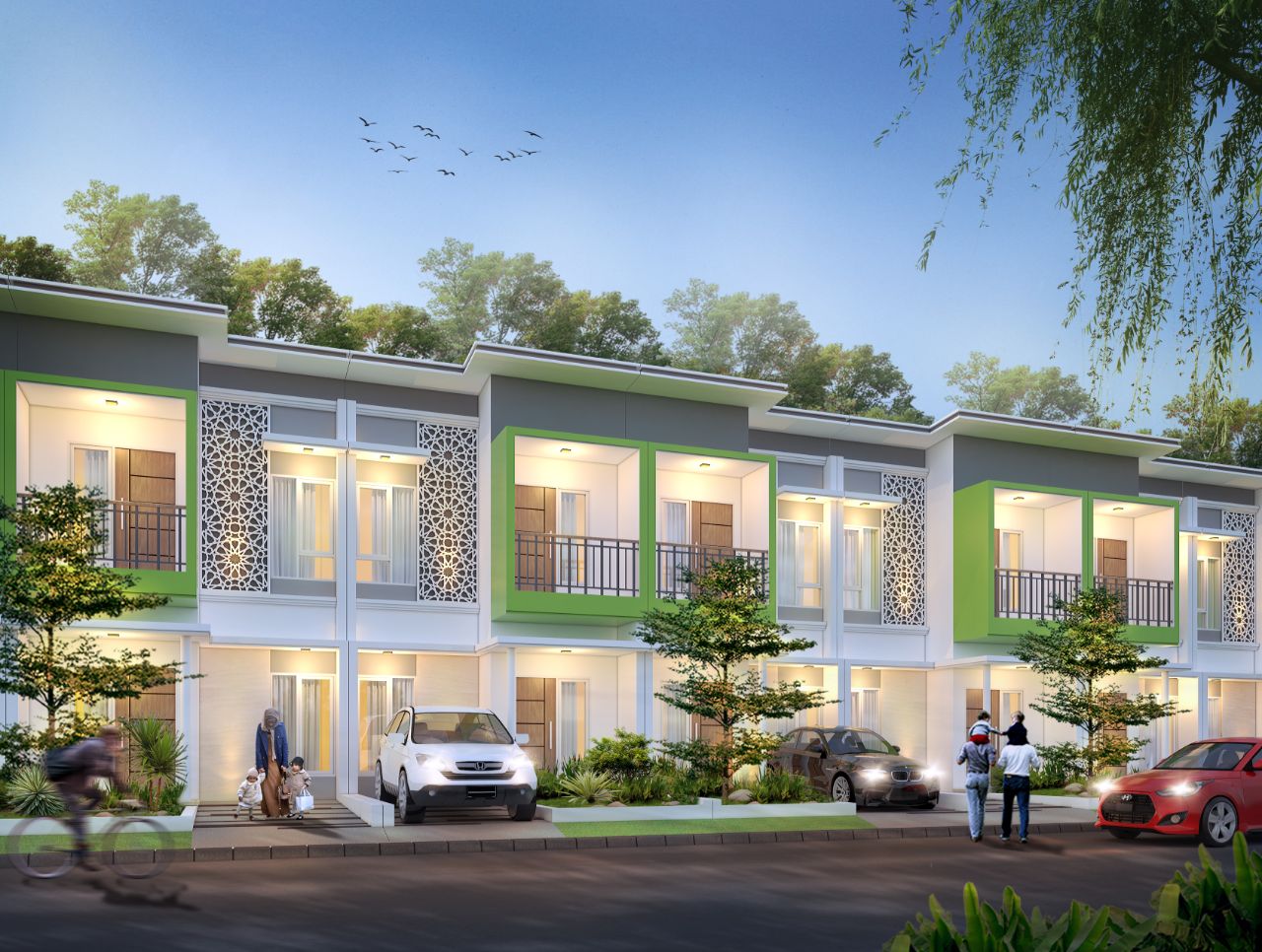 Model Rumah Ukuran 5x12 Modern