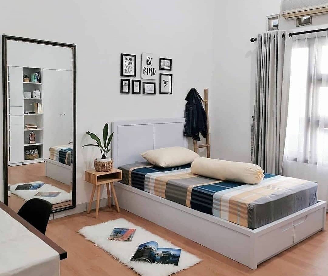 Desain Kamar Cowok 4x4