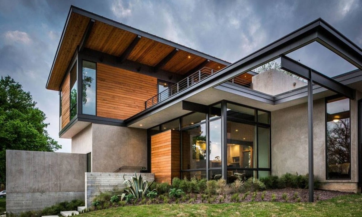 Model Dak Teras Rumah Mewah dengan Besi