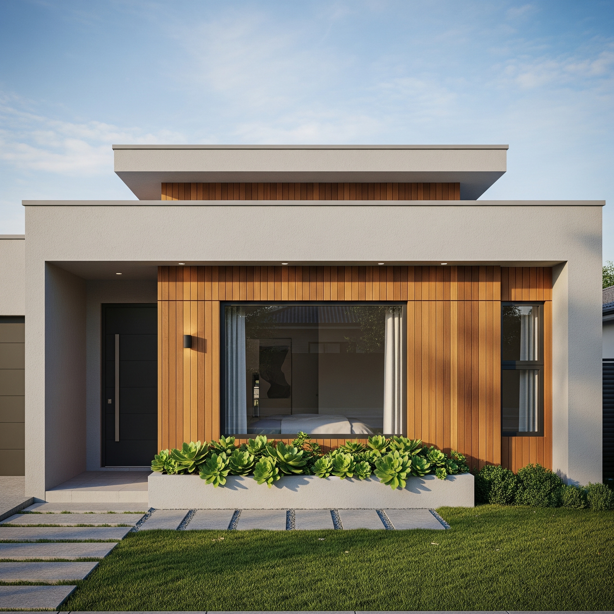 1. Desain Rumah Minimalis 1 Lantai 7x9 Meter