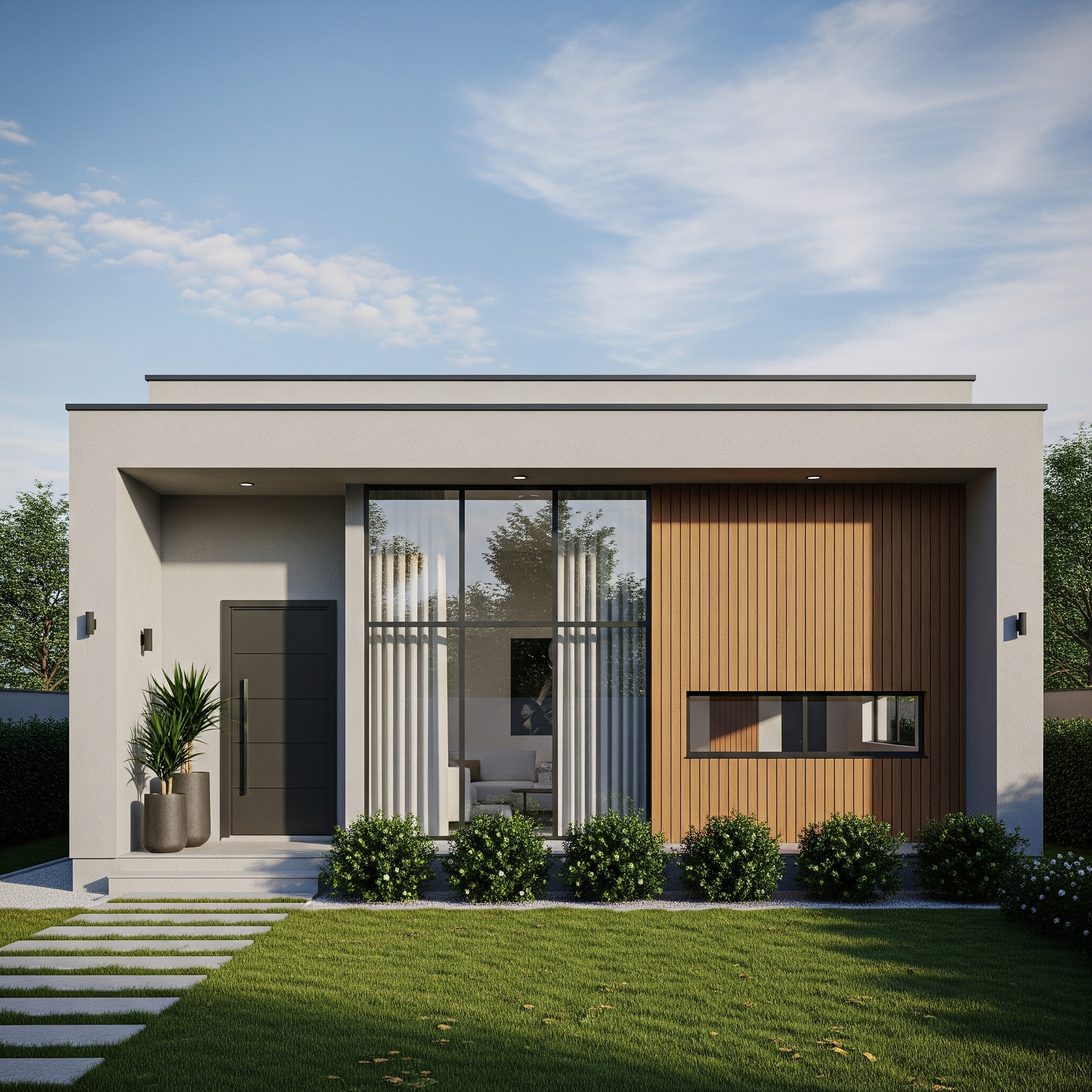 3. Rumah Minimalis Modern 1 Lantai 7x9 Meter