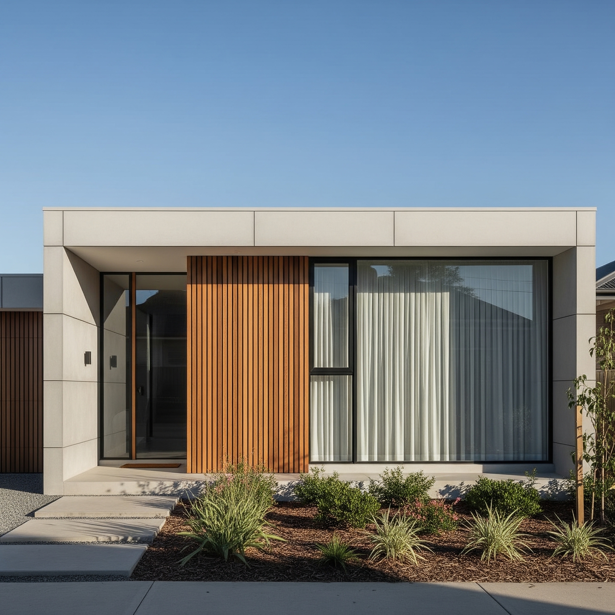 5. Fasad Rumah Minimalis Modern Ukuran 7x9 Meter