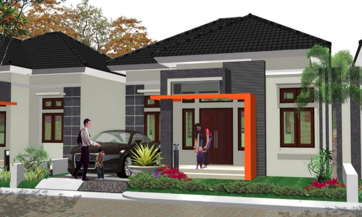 Desain Rumah 9x10 1 Lantai