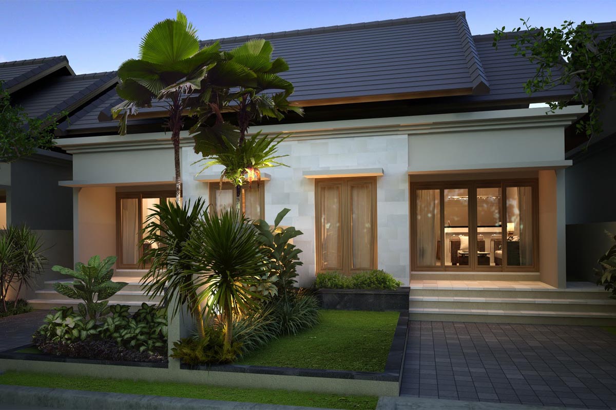 desain rumah minimalis modern 2 kamar tampak depan
