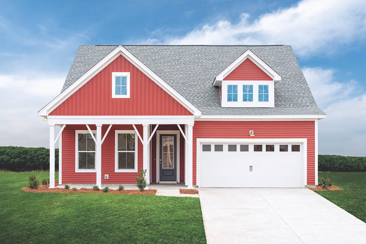 kombinasi warna cat rumah merah dan putih