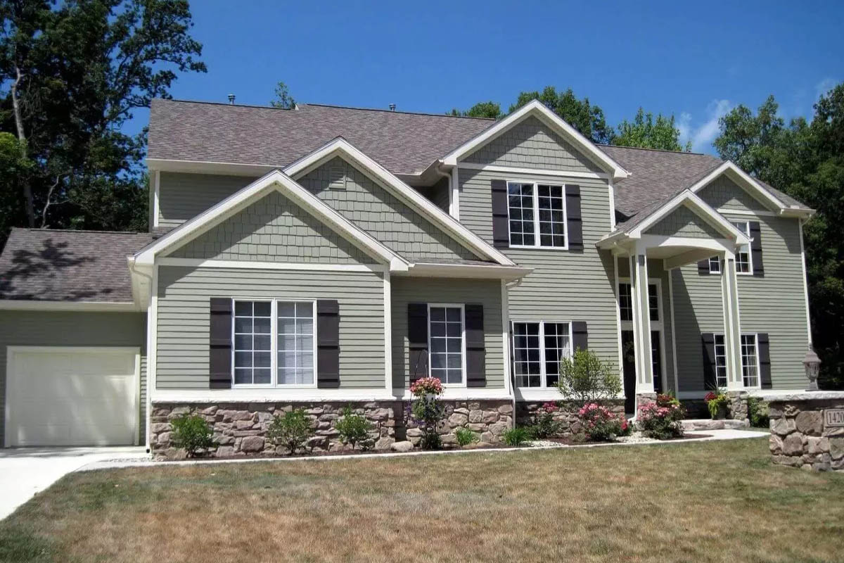 warna cat rumah minimalis hijau sage