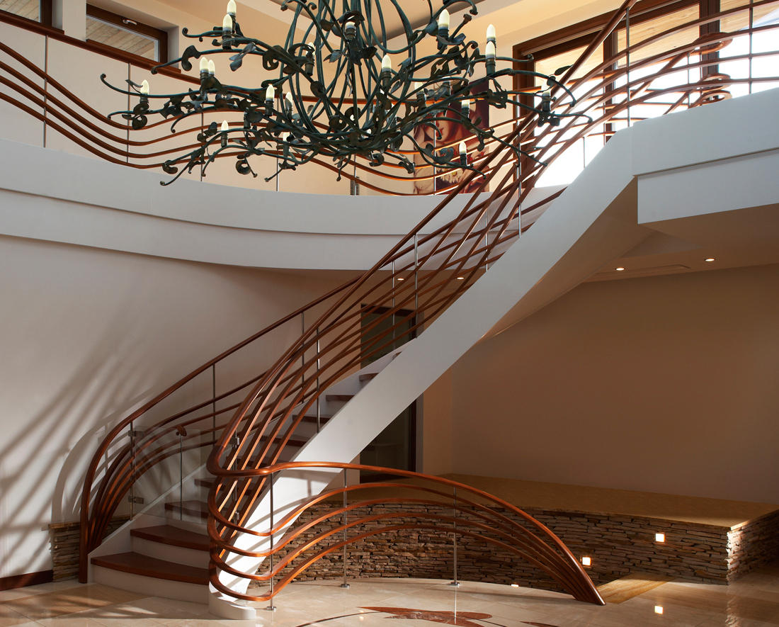 railing tangga minimalis unik pola lengkungan railing tangga minimalis unik pola lengkungan