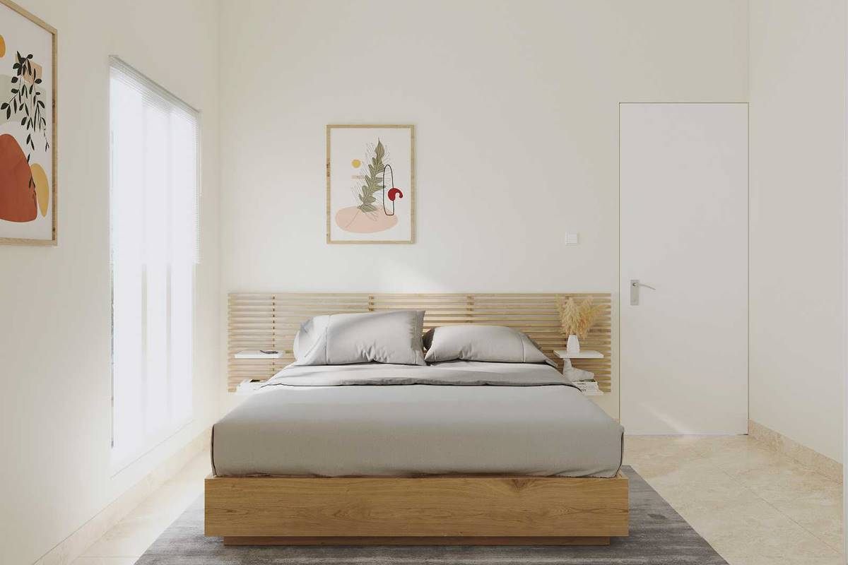 Desain Tempat Tidur Kayu Skandinavia