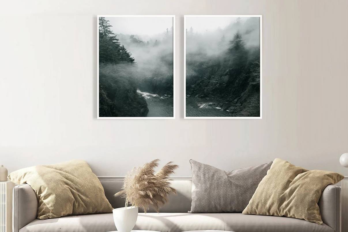 Desain Rumah Islami dengan Lukisan Alam