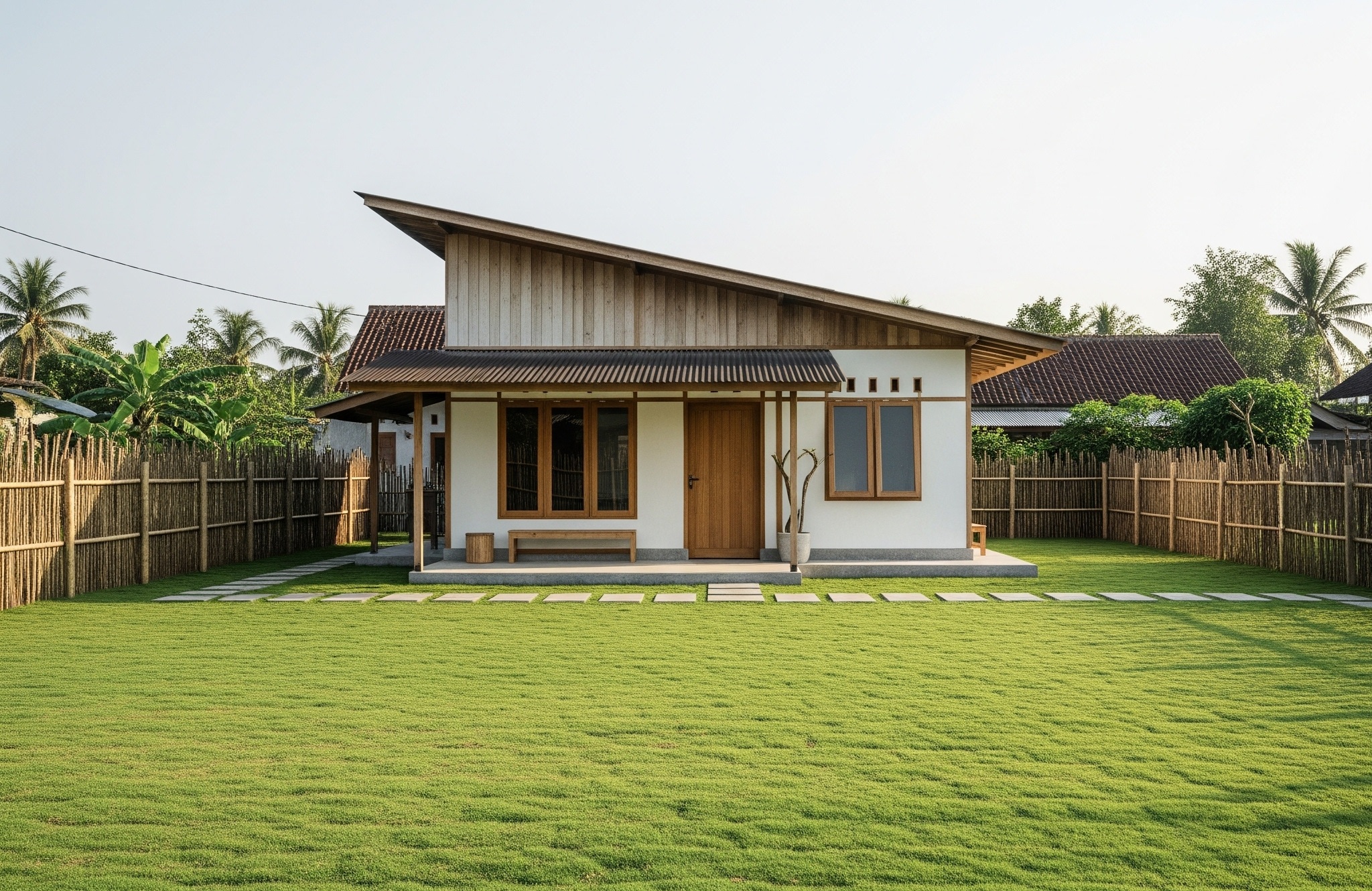 Rumah Kampung dengan Halaman Luas