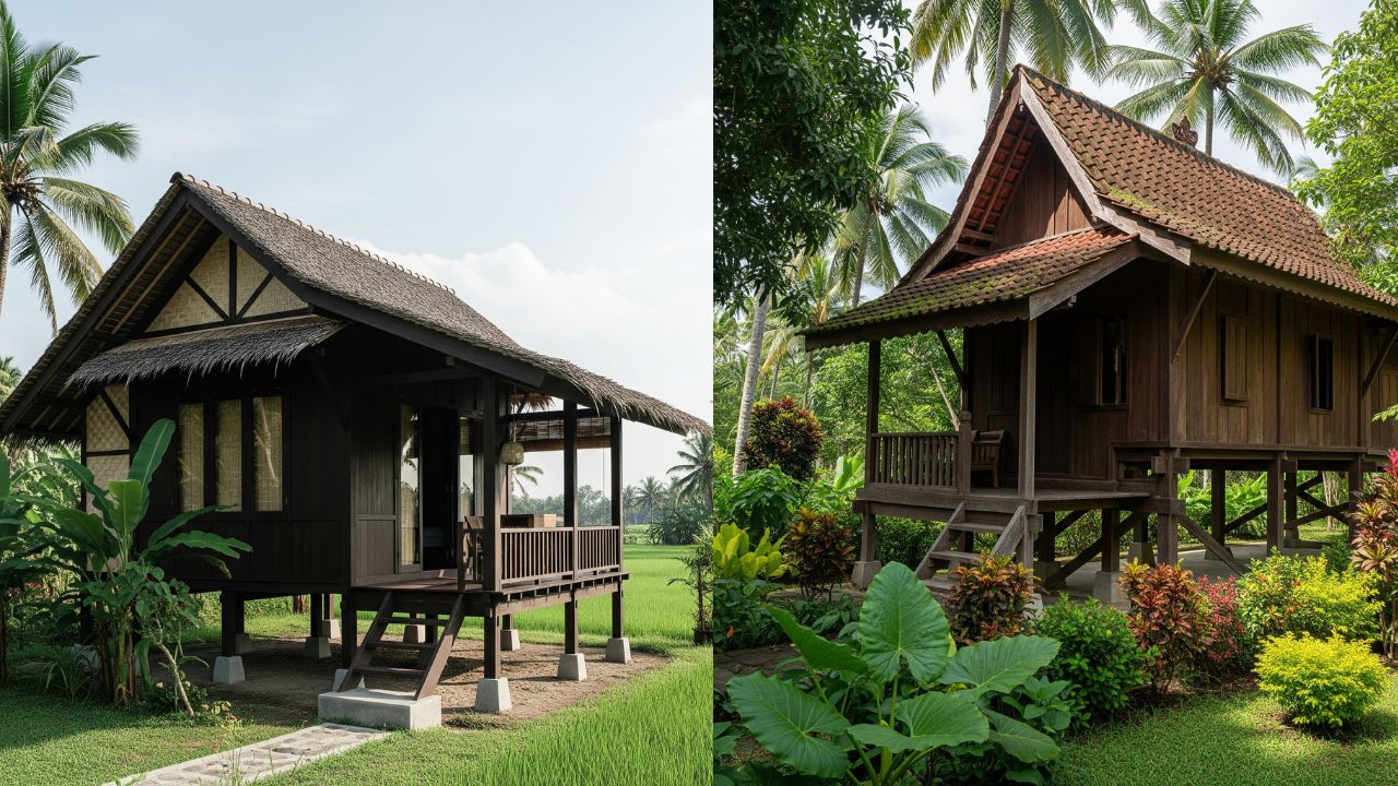 Desain rumah kampung sederhana