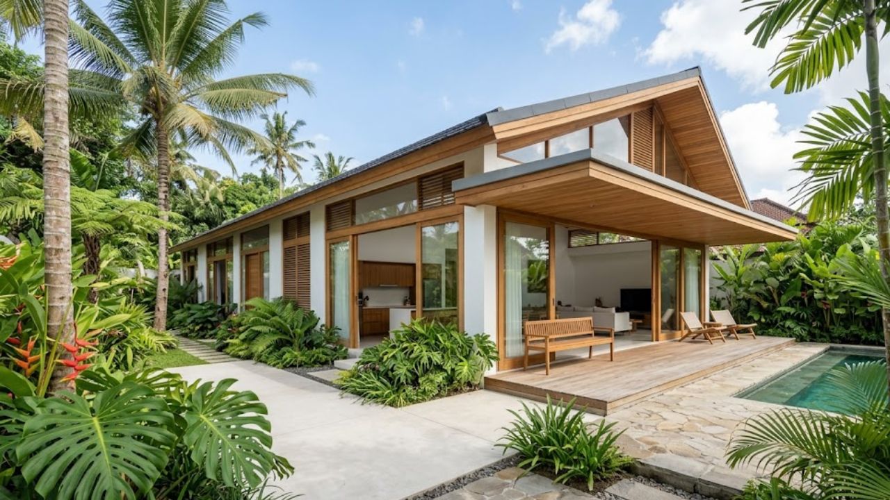 5. Contoh Rumah Minimalis Modern Tropis