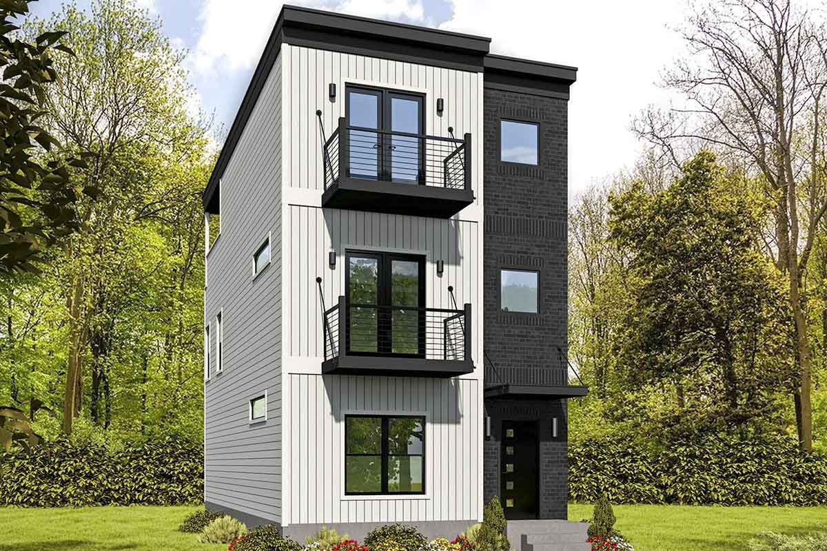 desain rumah lebar 5 meter 3 lantai
