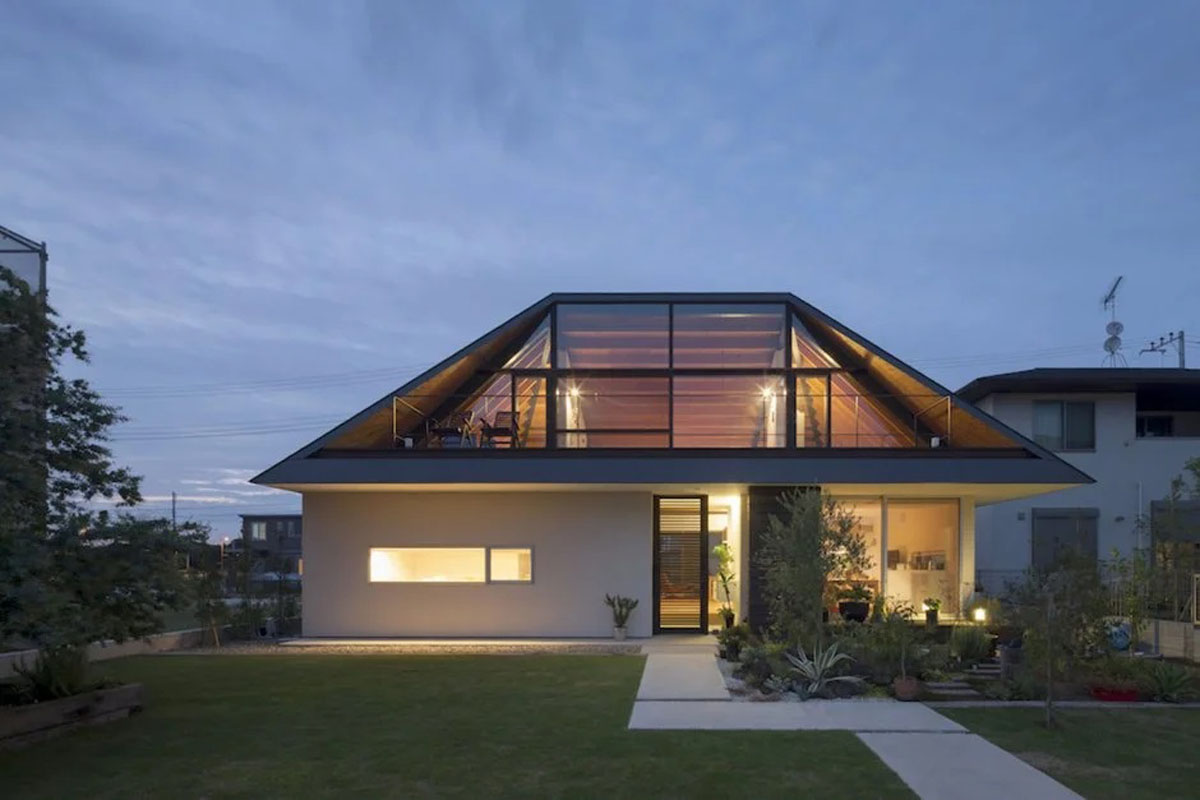 rumah atap limas modern