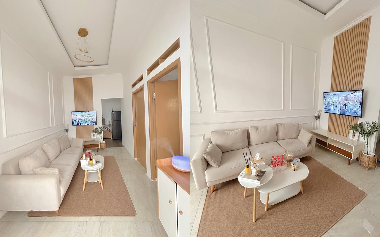 ruang tamu minimalis furnitur skandinavia