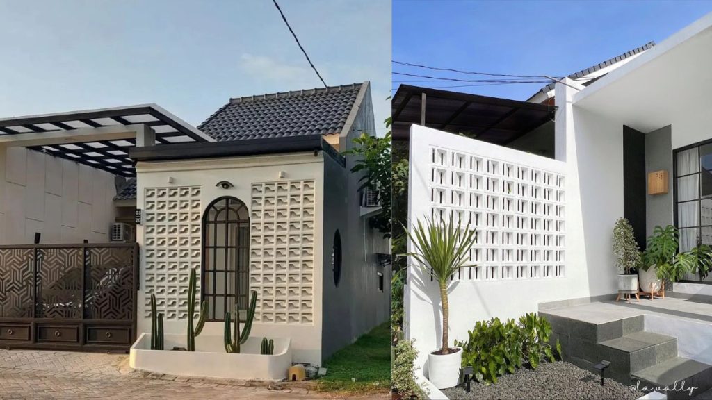 12 Desain Roster Dinding Teras, Tambah Keindahan & Fungsi Eksterior Rumah