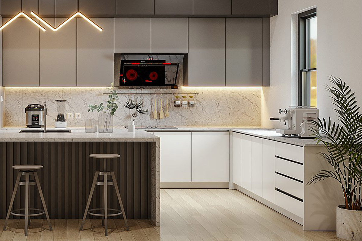 kitchen set minimalis mewah