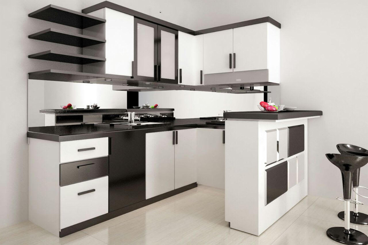 kitchen set mini bar dapur kecil