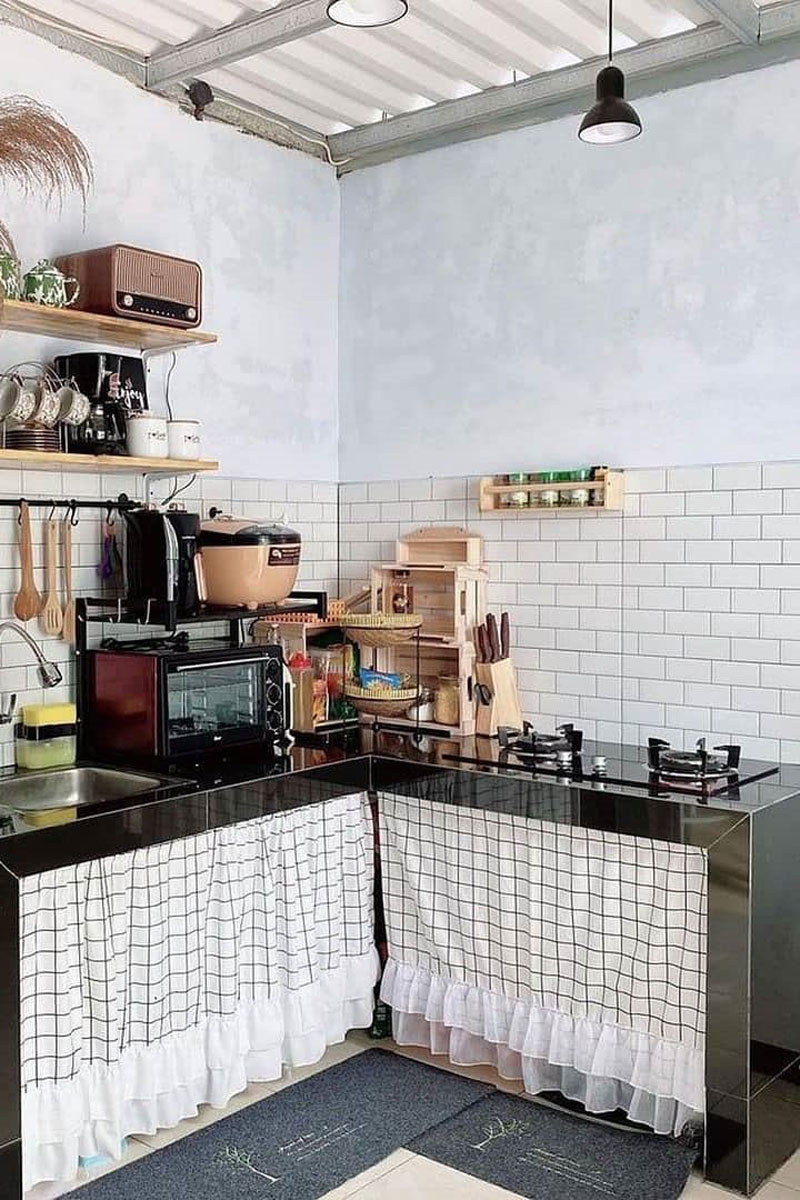 model dapur sederhana di kampung