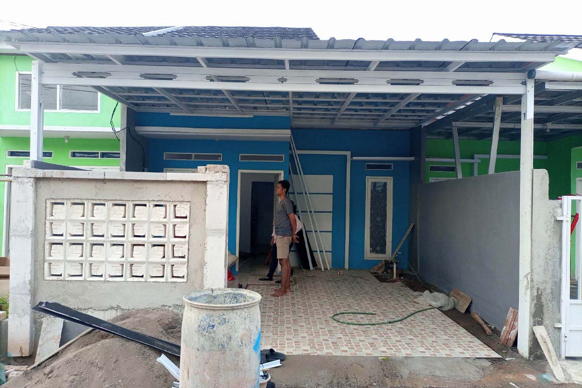 kanopi teras rumah subsidi