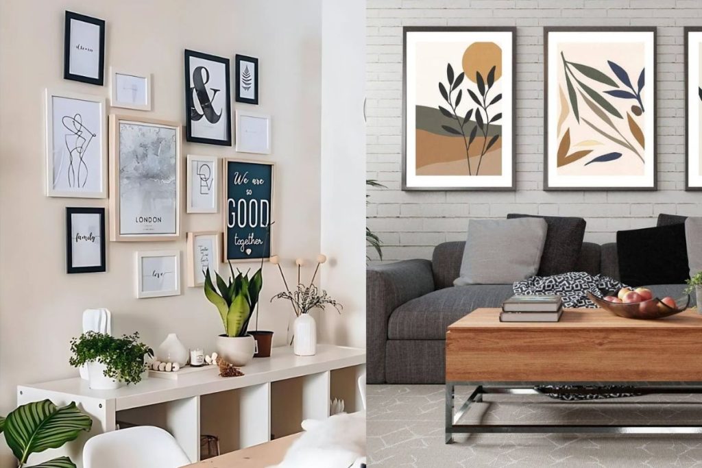 10 Contoh Penataan Pigura di Dinding Ruang Tamu yang Artistik