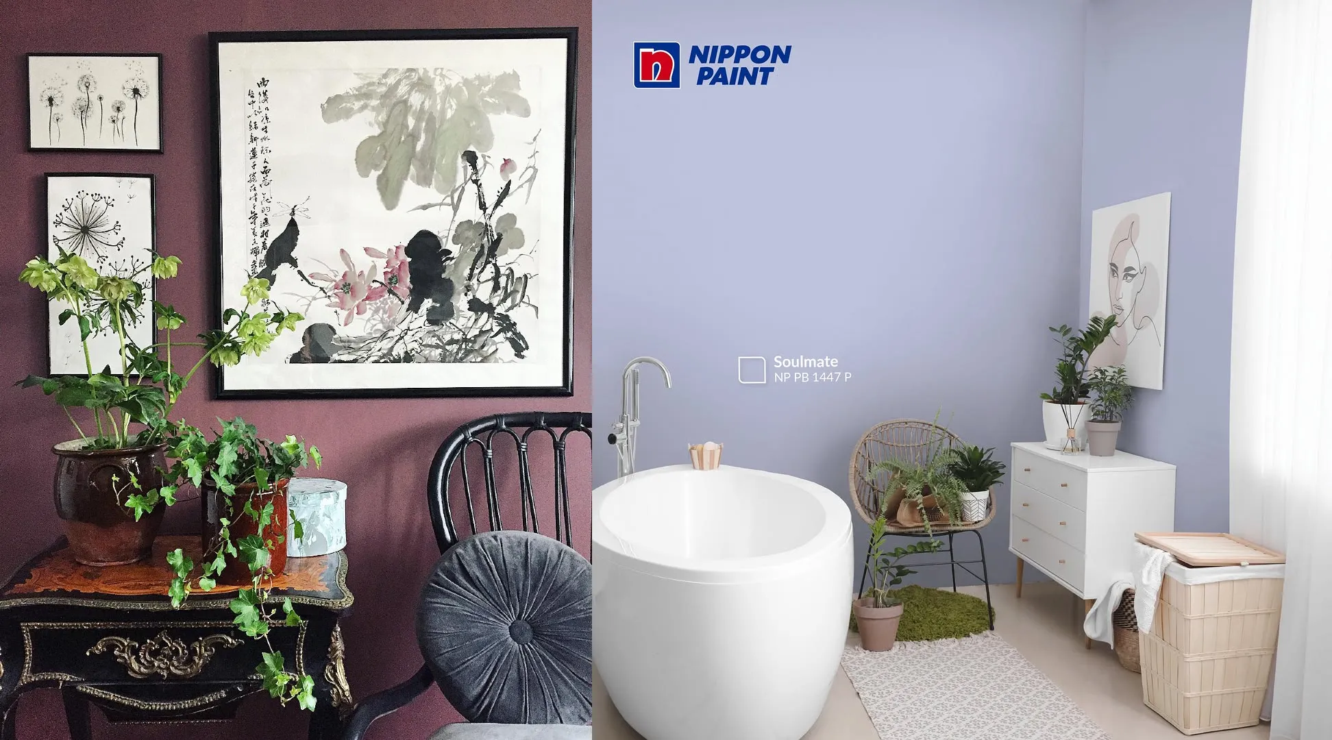 9 Rekomendasi Cat Warna Ungu Terbaik & Kombinasinya