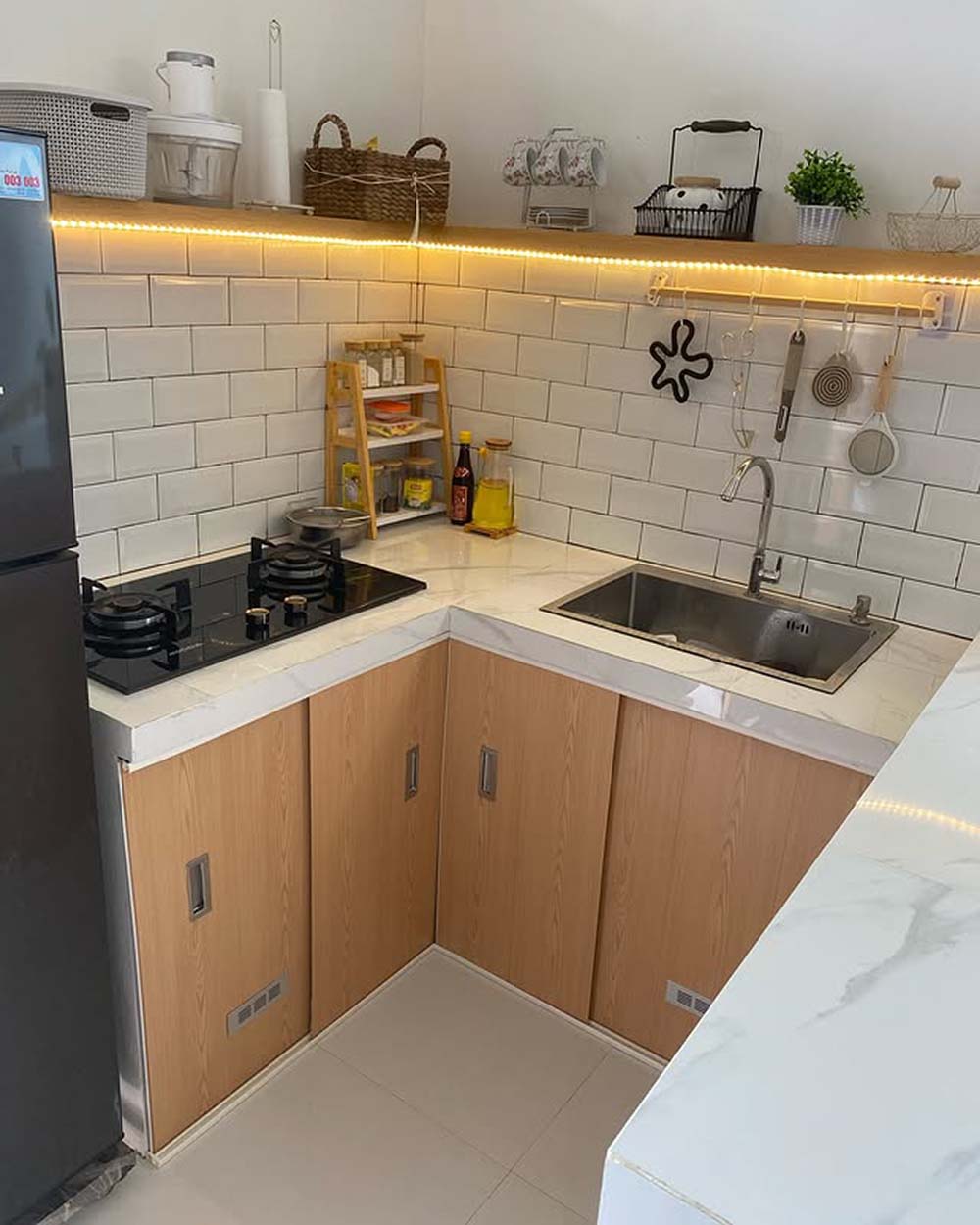 dapur tanpa kitchen set