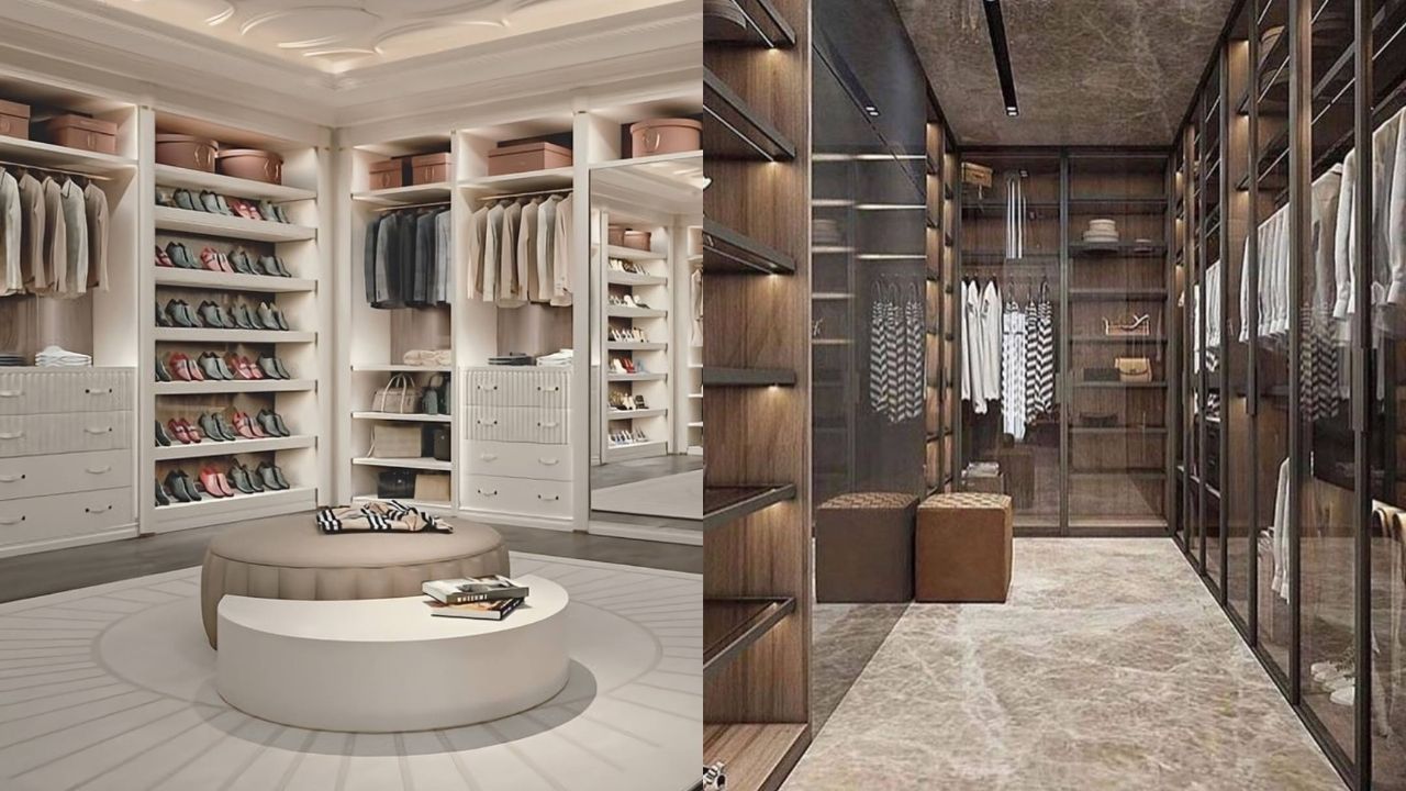 desain walk in closet mewah