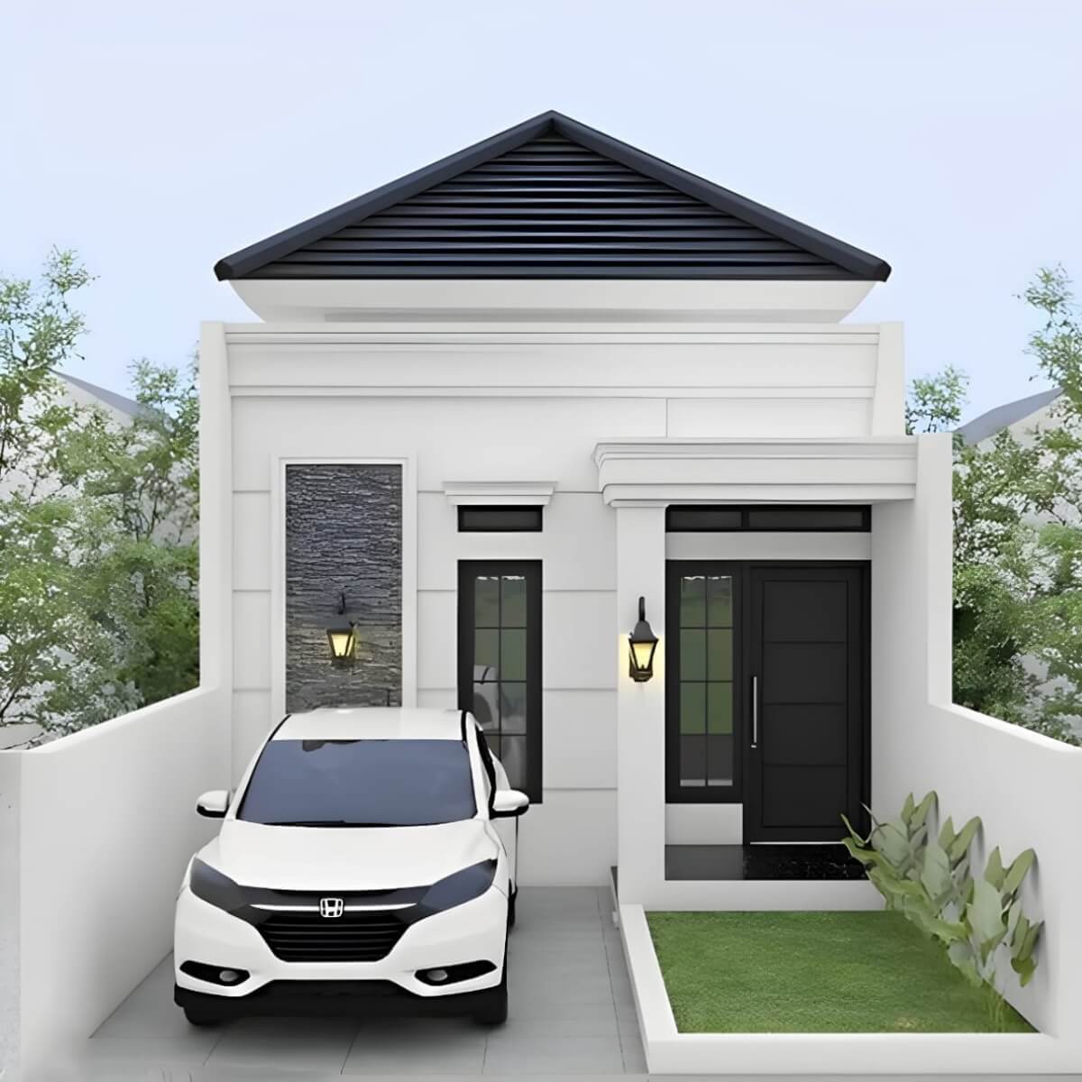 rumah klasik eropa 1 lantai kecil tapi elegan rumah klasik eropa 1 lantai kecil tapi elegan