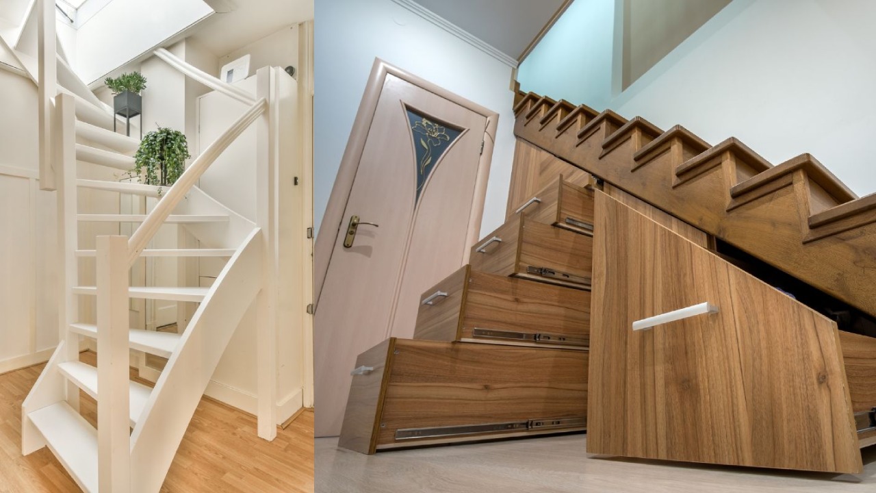 tangga tanpa pencahayaan