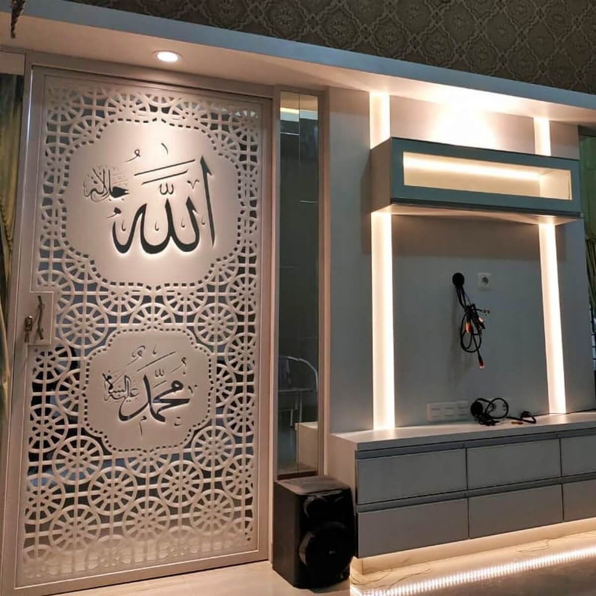 model pintu mushola besi kaligrafi model pintu mushola besi kaligrafi