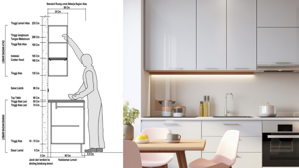 Ukuran Kitchen Set yang Ideal agar Memasak Jadi Lebih Nyaman