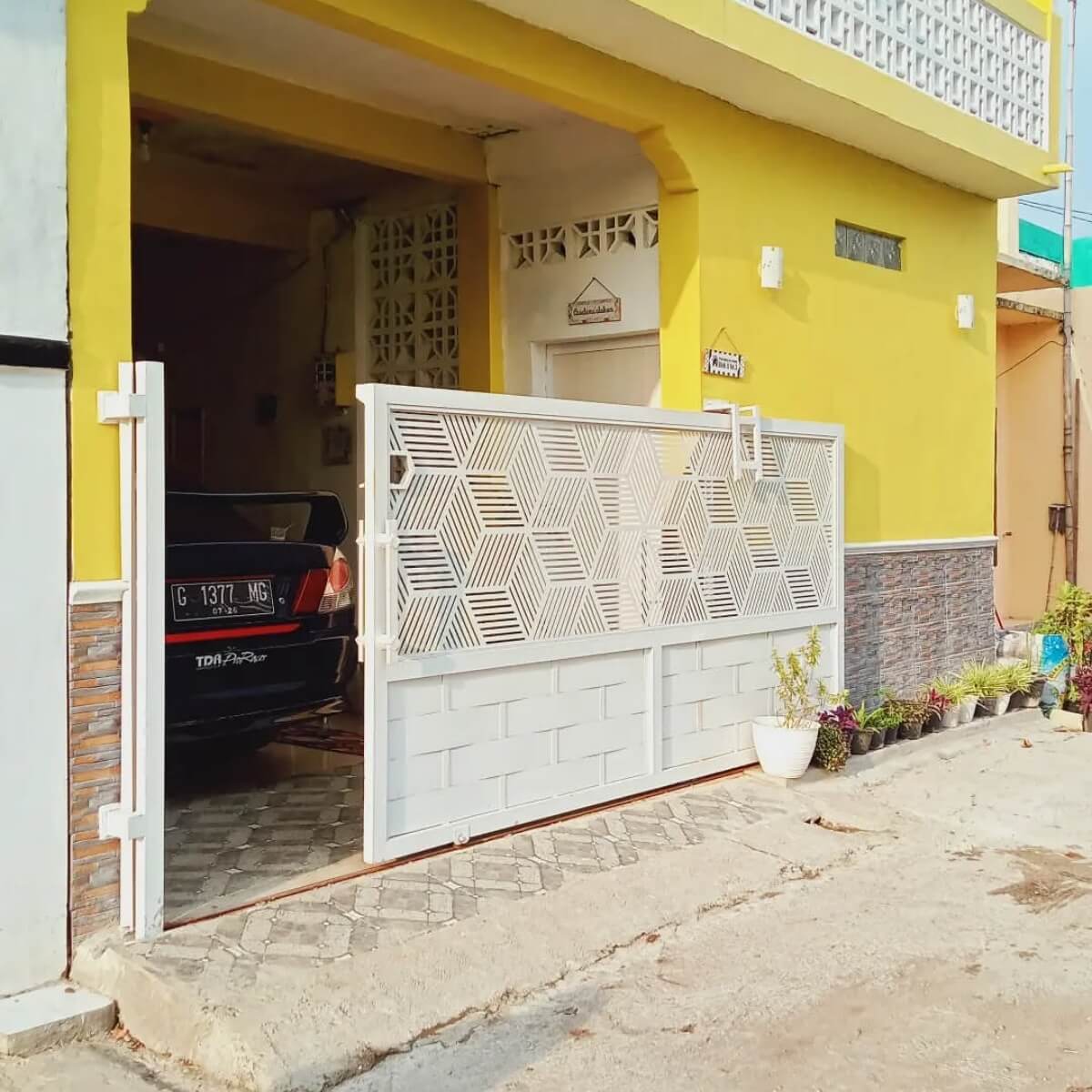 pagar cutting laser motif garis minimalis pagar cutting laser motif garis minimalis