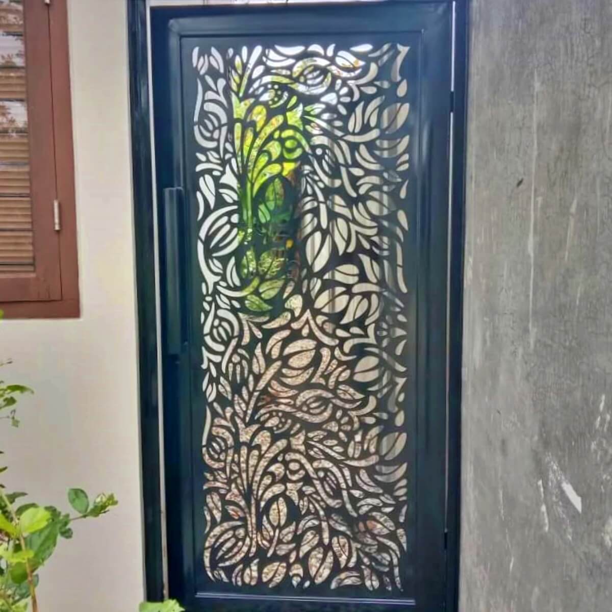 model pintu teralis besi laser cutting