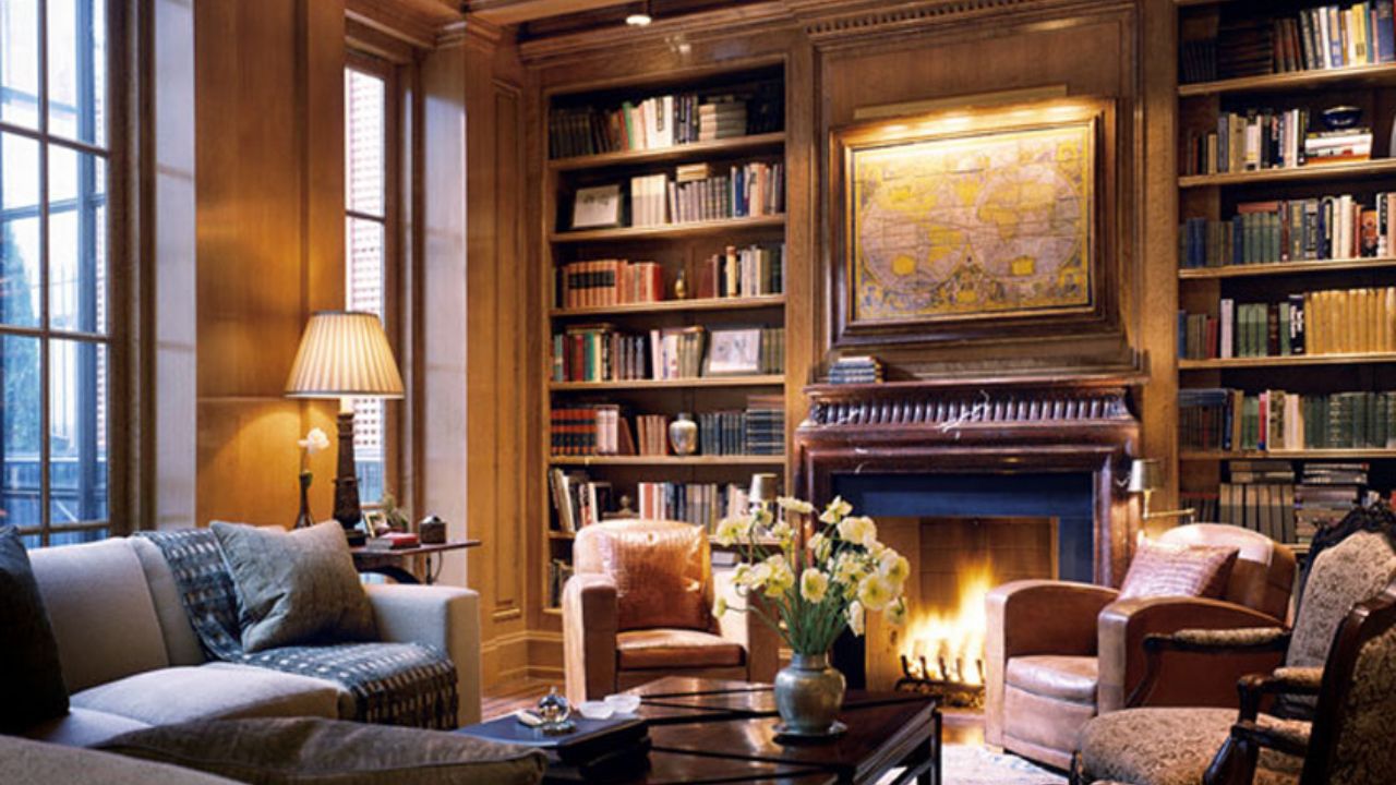 Interior Rumah Klasik Material Kayu