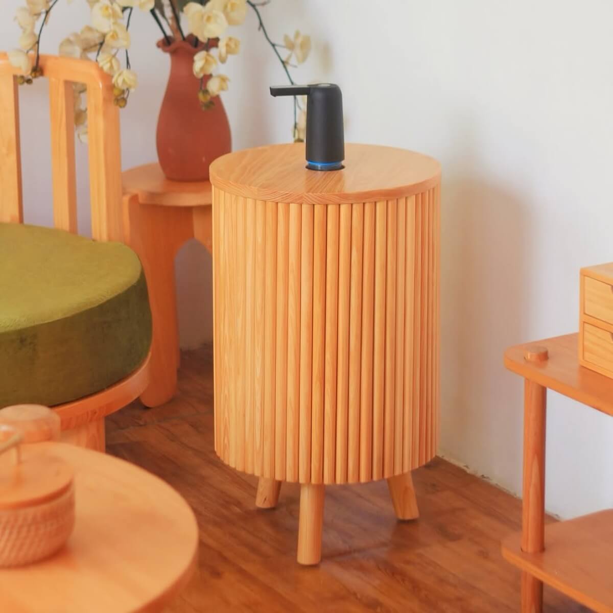 meja dispenser unik dari kayu meja dispenser unik dari kayu