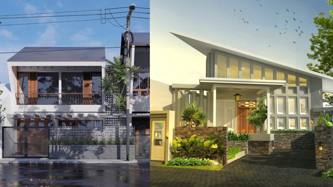 Desain Rumah Jengki Atap Miring - Sinar Mas Land