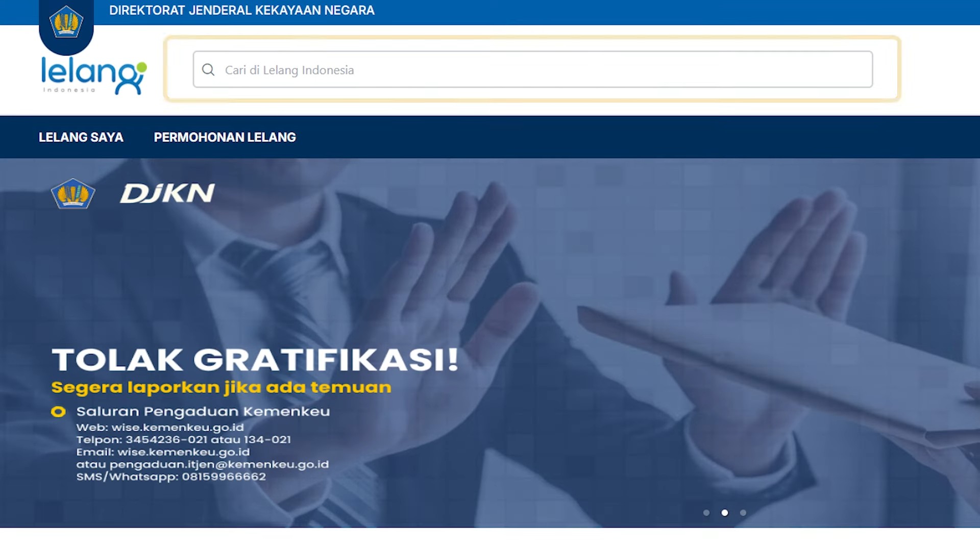 cara ikut lelang